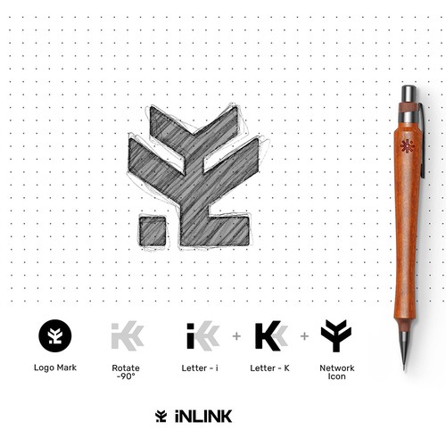 iNLiNK — Internet Service Provider Logo & Brand Mark Design