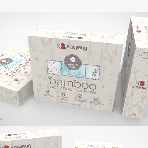 Packaging for baby towels set