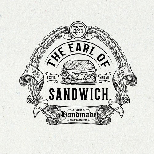 Sophisticated logo for artisan sandwich outlet & bakery