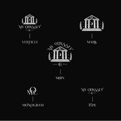 Classic logo design for Mythology Candle Co