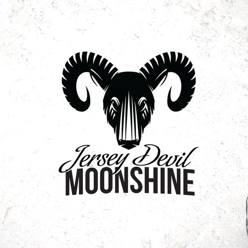 Creat the label for Jersey Devil Moonshine