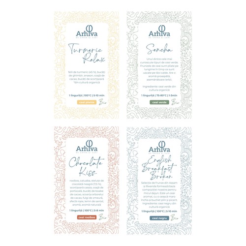 Label design - Tea