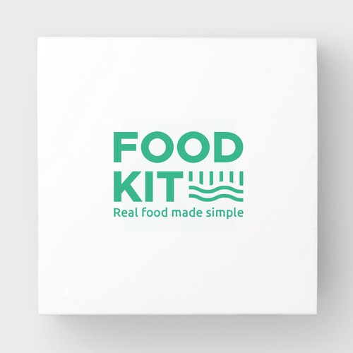 Minimalist logo for a fresh food company