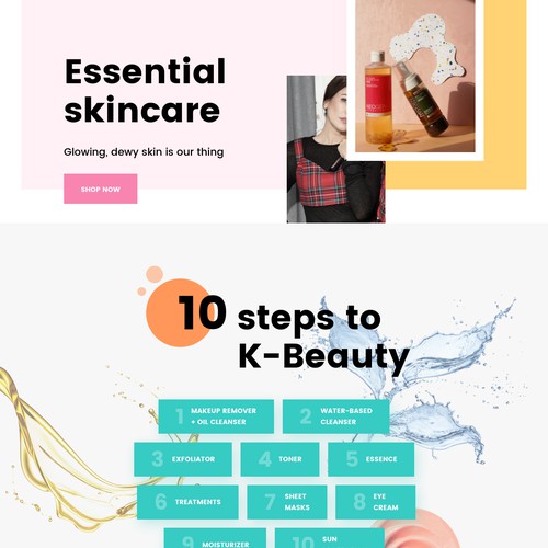 E-commerce for korean beauty products