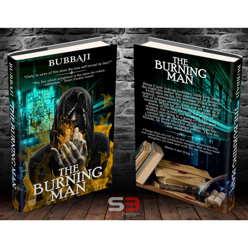 Create an eye catching proffessional cover for a modern day sci-fi/fantasy book!