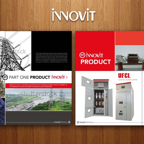  brochure design for Innovit electric