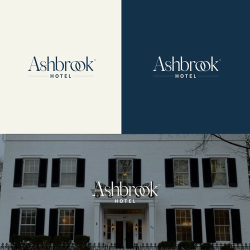 Ashbrook Hotel Logo Design