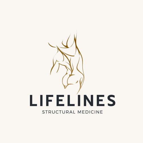 Silhouette drawing logo for Lifelines-structural medicine