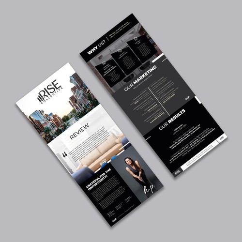  Tri-fold real estate brochure to get sellers excited about meeting