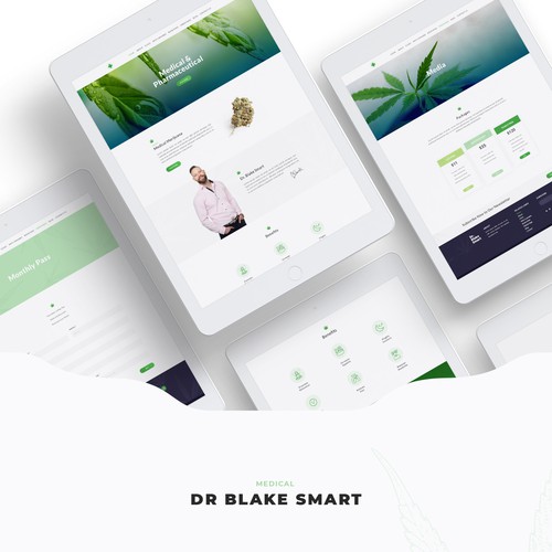 Modern Website Design for Cannabis Physician - Dr. Blake Smart