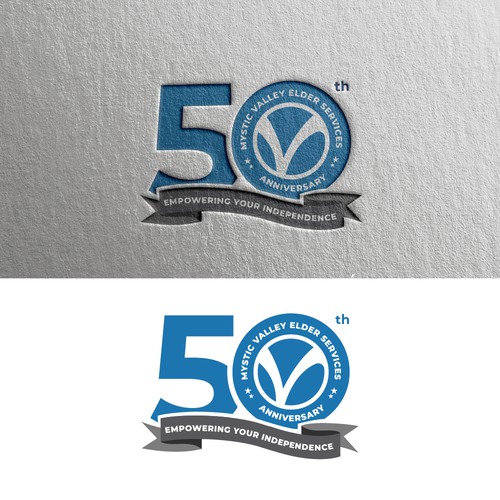 50th year anniversary logo