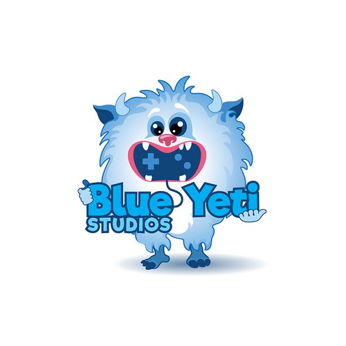 Blue Yeti Studios logo design.