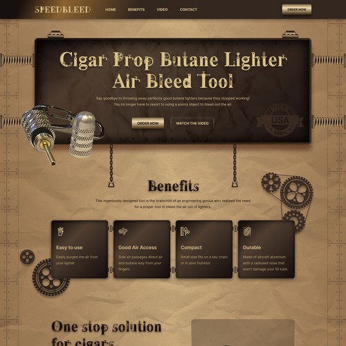 Vintage style web design