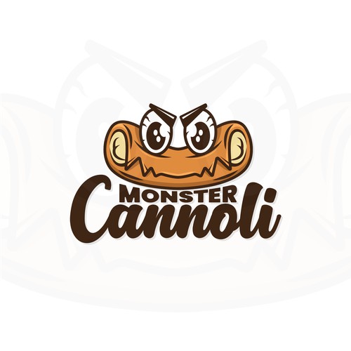 Monster Cannoli Logo Design