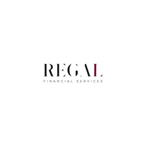 Elegant Luxurious Logo for Regal Financial Services