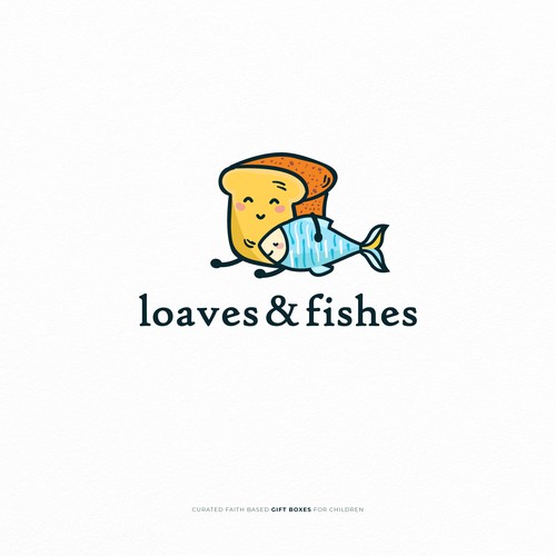 Logo concept for children gift boxes