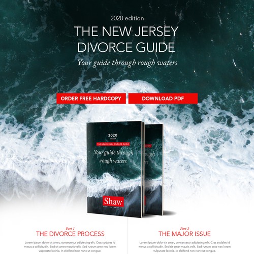 Landing page for Shaw Divorce & Family Law LLC