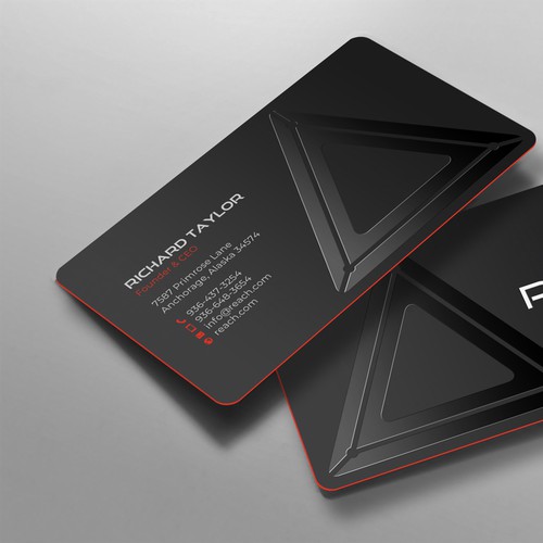 Black Business card design