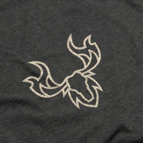 Simple bullmoose head logo for a private gym