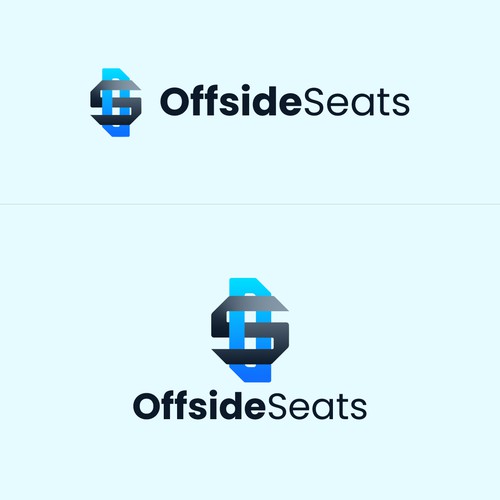 Typography logo for online ticket selling platform