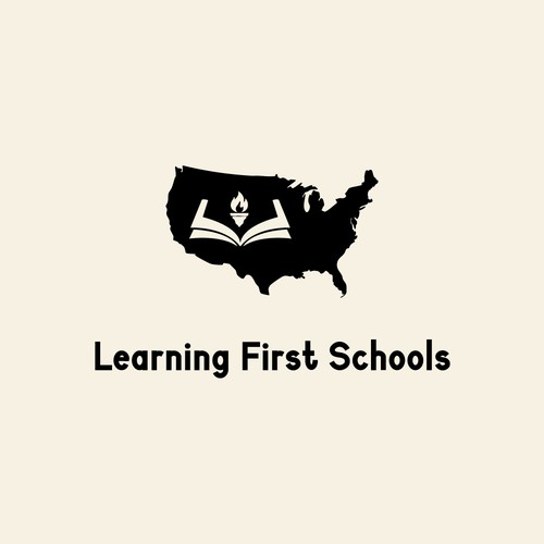  Learning First Schools Logo Design