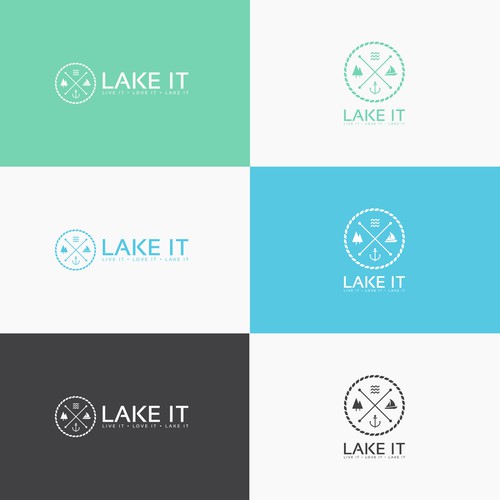 Lake life clothing retail store logo