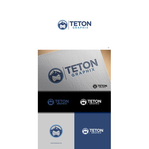 Logo design for "TETON GRAPHIX"