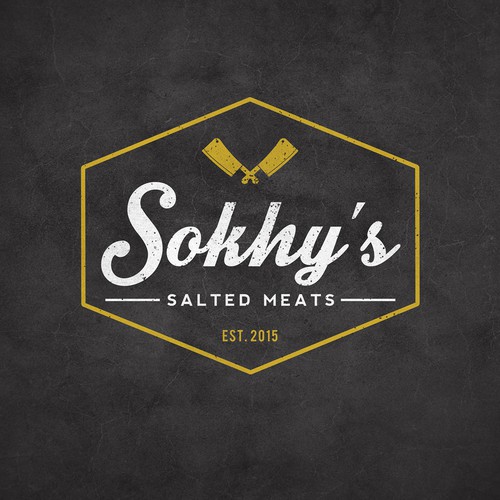 Logo concept for Sokhy's Salted Meats