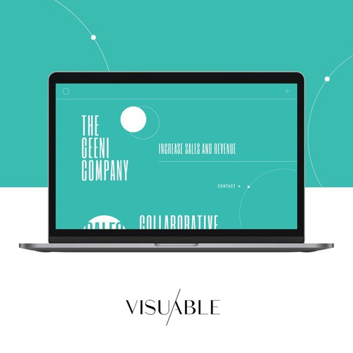 Squarespace Website Design for a strategic sales and marketing company  