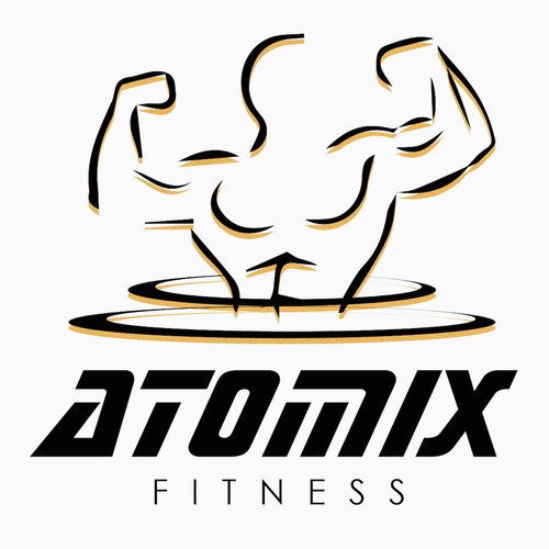 Sporty logo for Gym