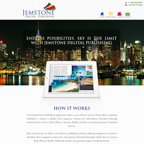 Website for Publishing House