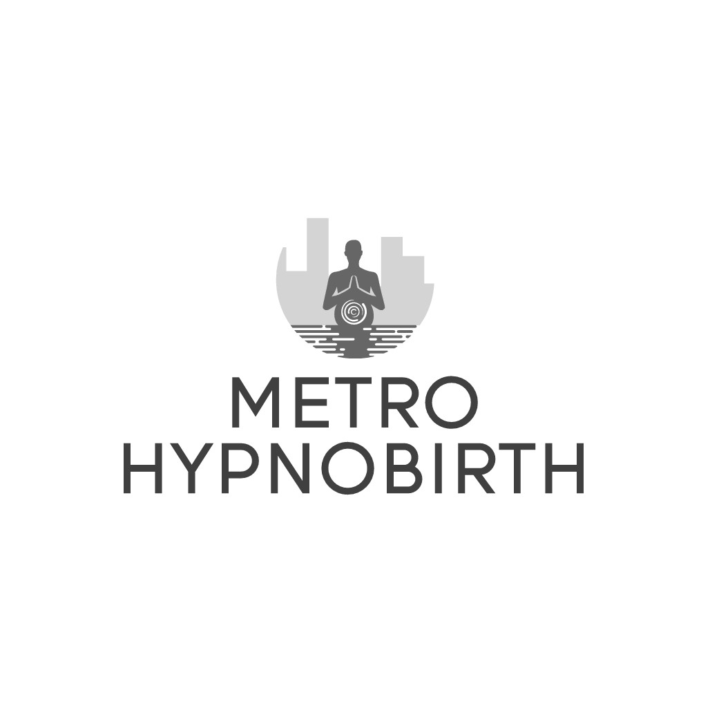 设计一个干净、现代、有效标志作为地铁HYPNOBIRTH品牌标识的一部分。