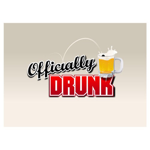 Logo for OfficiallyDrunk.com - Drinking Games and Goods!
