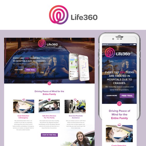 Landing page