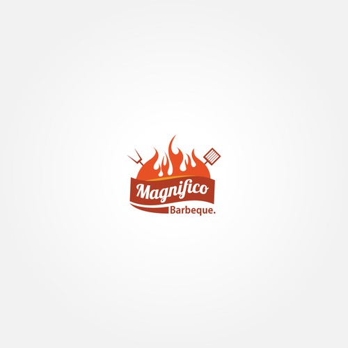 A creative BBQ logo for a good restaurant