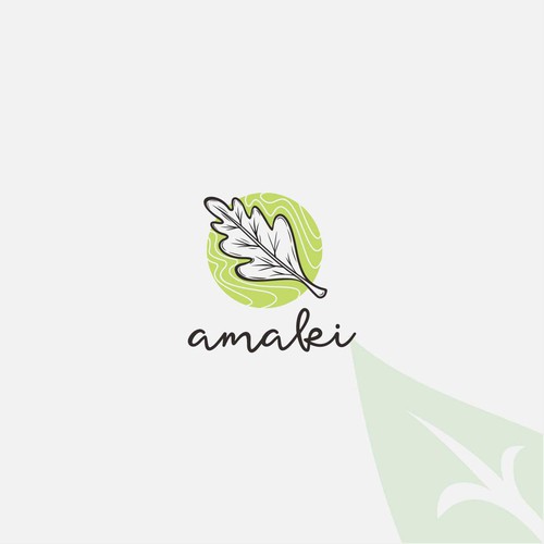 Organic detailed leaf  logo