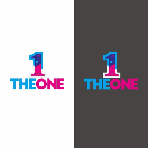 logo concept for the one cafe.