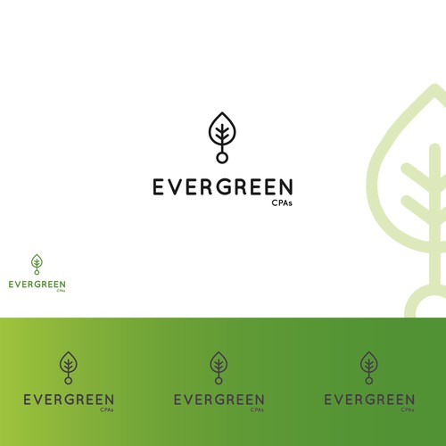 Logo for Evergreen CPAs