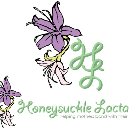 honeysuckle lactation logo contest entry