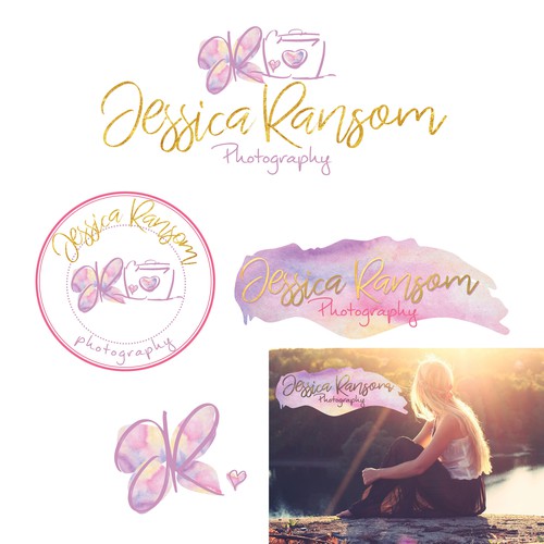 Design a creative logo for an upcoming photographer