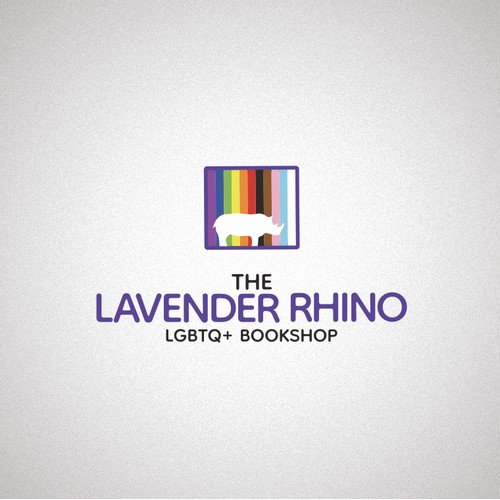 Winning logo for an LGBTQ+ Bookshop