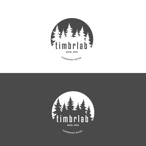 A logo design for a Timber Corporation