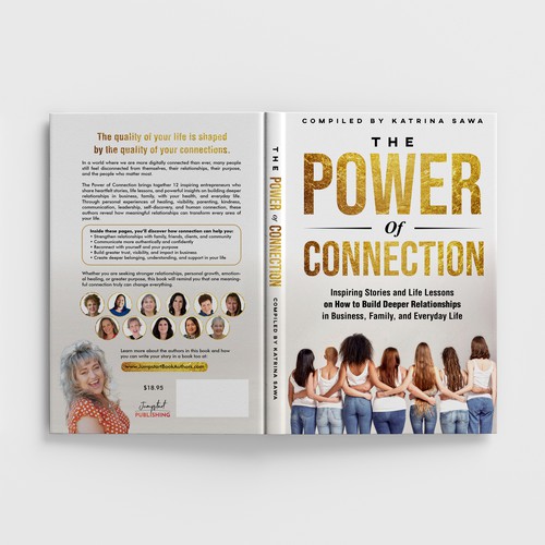 Compilation book design for The Power of Connection