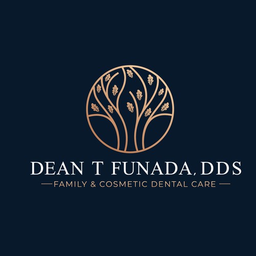 Family and cosmetic dental logo