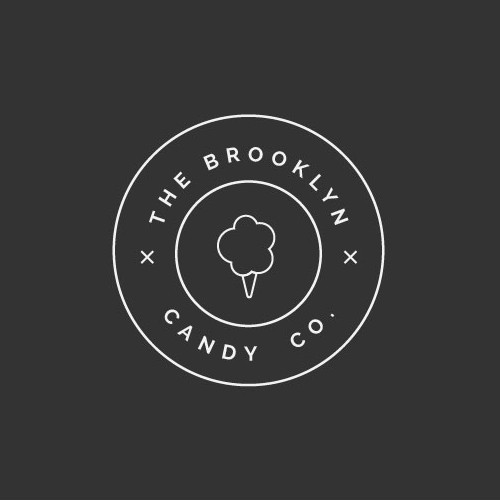 Badge logo for hip new candy co.