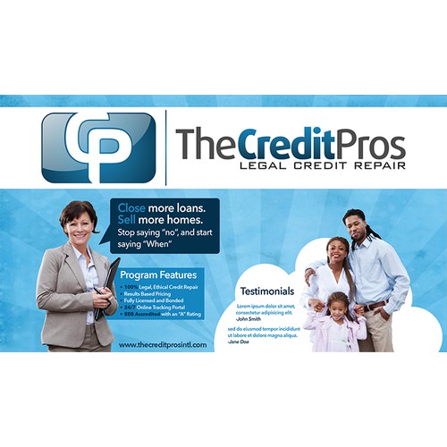 *RUSH JOB* Create a Popup Display for The Credit Pros