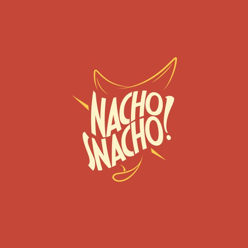 A logo design for "Nacho Snacho!"