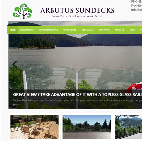 Help Arbutus Sundecks with a new logo