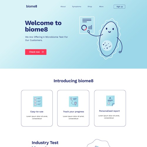 Website design biome