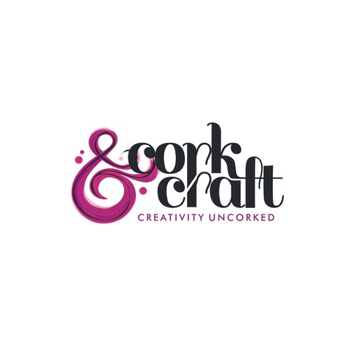 logo for cork and craft